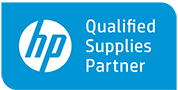 HP Qualified Supplies Partner logo.